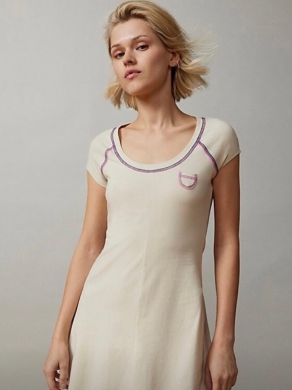 BDG Urban Outfitters Cream Mini Dress